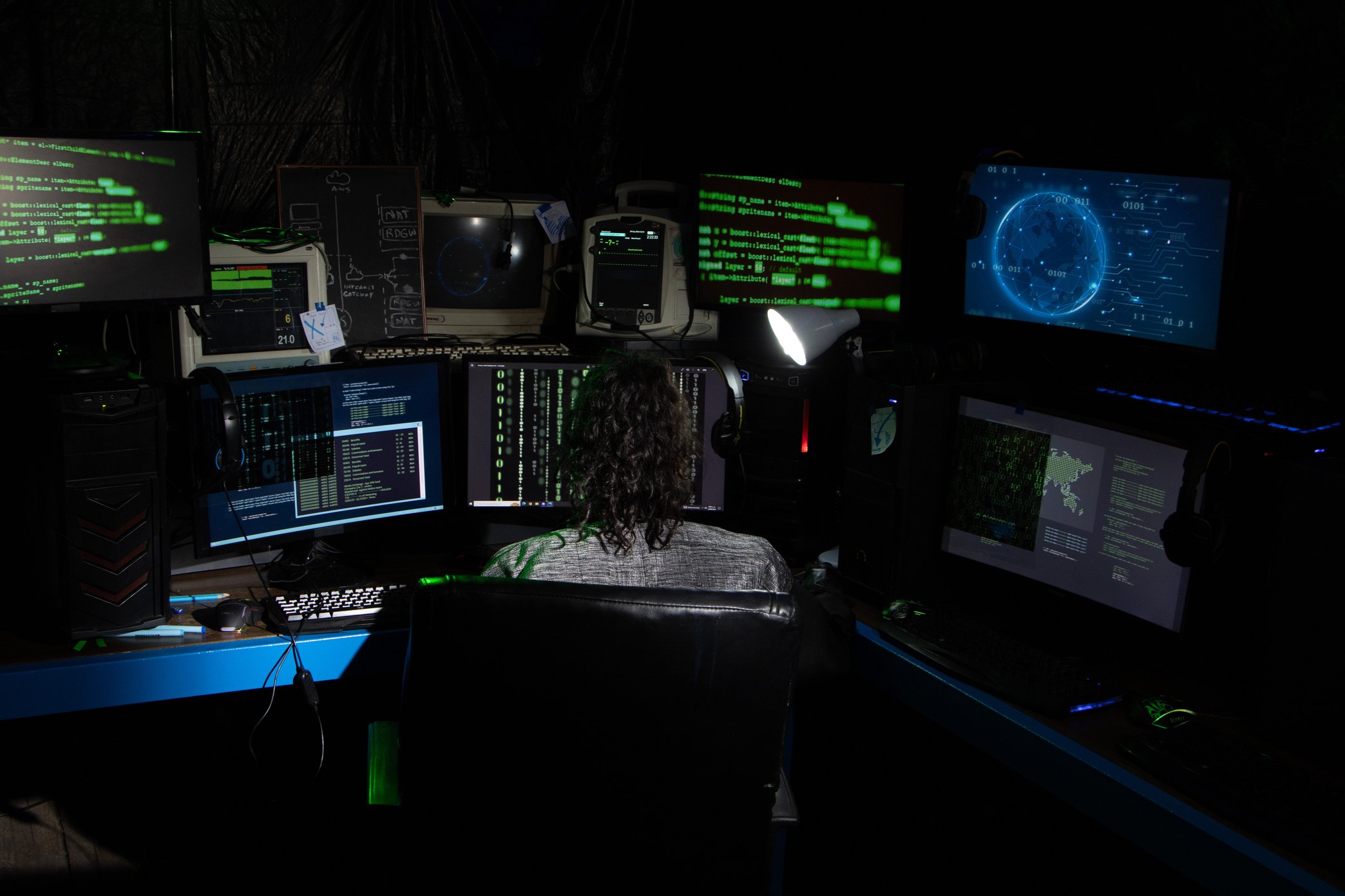 Child Sitting in Front of Computer